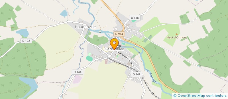 localisation de l'entreprise FAMILLES RURALES ASSOCIATION DE GERBEVILLER ET SES ENVIRONS  GERBEVILLER