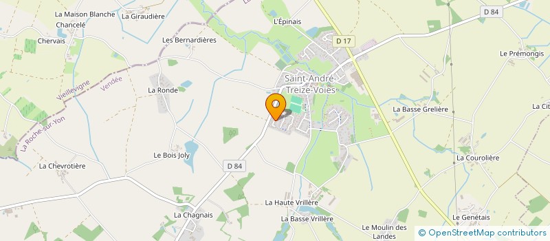 localisation de l'entreprise FAMILLES RURALES ASSOCIATION DE L'HERBERGEMENT à L'HERBERGEMENT