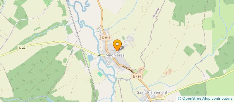 localisation de l'entreprise FAMILLES RURALES ASSOCIATION DE MAGNIERES  MAGNIERES