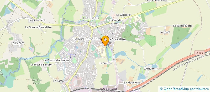 localisation de l'entreprise FAMILLES RURALES ASSOCIATION DE MARTINET  MARTINET