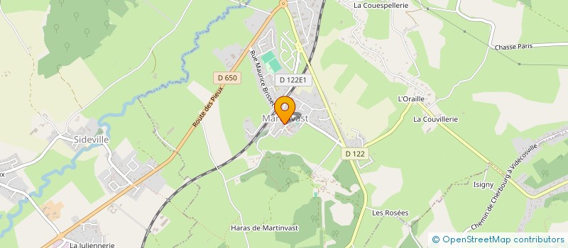localisation de l'entreprise FAMILLES RURALES ASSOCIATION DE MARTINVAST à MARTINVAST