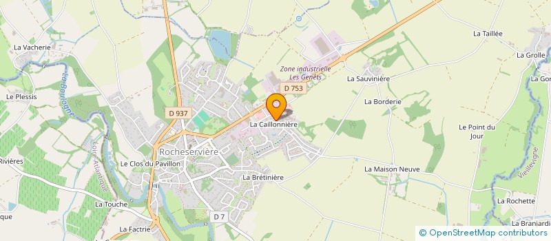 localisation de l'entreprise FAMILLES RURALES ASSOCIATION DE ROCHESERVIERE à ROCHESERVIERE