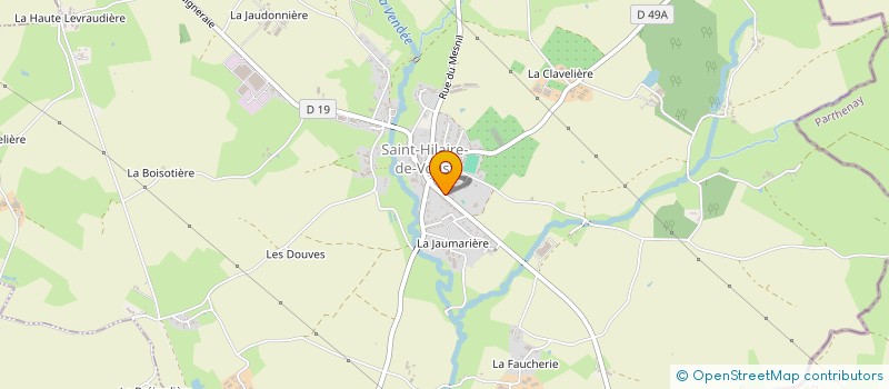 localisation de l'entreprise FAMILLES RURALES ASSOCIATION DE SAINT HILAIRE DE VOUST  SAINT-HILAIRE-DE-VOUST