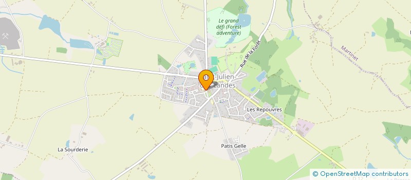 localisation de l'entreprise FAMILLES RURALES ASSOCIATION DE SAINT JULIEN DES LANDES à SAINT-JULIEN-DES-LANDES