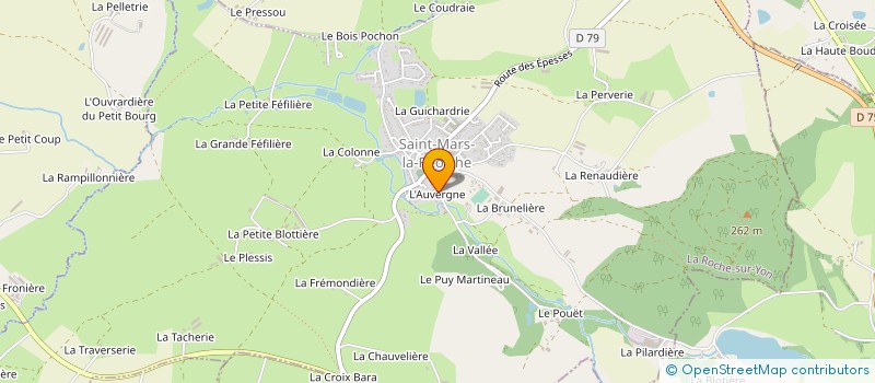 localisation de l'entreprise FAMILLES RURALES ASSOCIATION DE SAINT MARS LA REORTHE à SAINT-MARS-LA-REORTHE