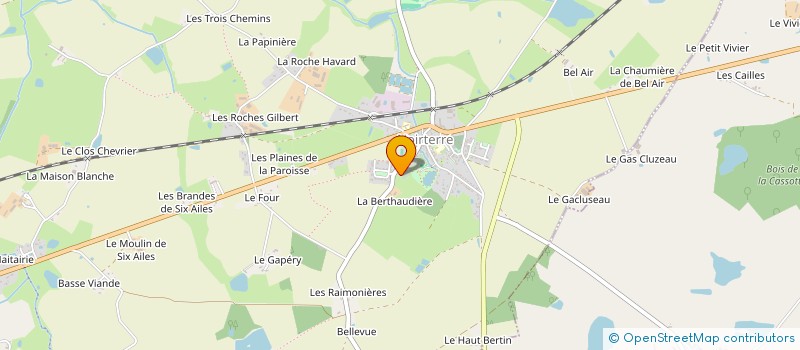 localisation de l'entreprise FAMILLES RURALES-ASSOCIATION DE SAINT SAUVEUR  BRESSUIRE