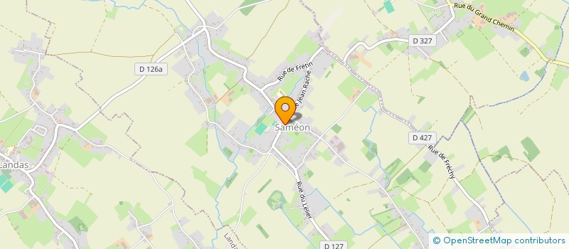 localisation de l'entreprise FAMILLES RURALES ASSOCIATION DE SAMEON  SAMEON