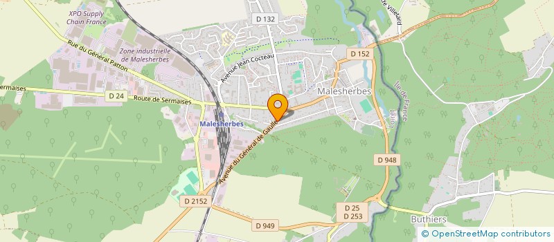 localisation de l'entreprise FAMILLES RURALES ASSOCIATION DE SERVICE A LA PERSONNE DE MALESHERBES à LE MALESHERBOIS