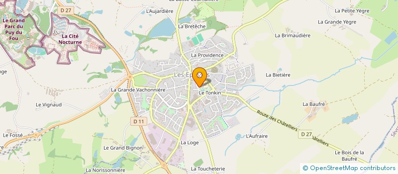 localisation de l'entreprise FAMILLES RURALES ASSOCIATION DES EPESSES à LES EPESSES