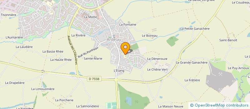 localisation de l'entreprise FAMILLES RURALES ASSOCIATION DES HERBIERS à LES HERBIERS