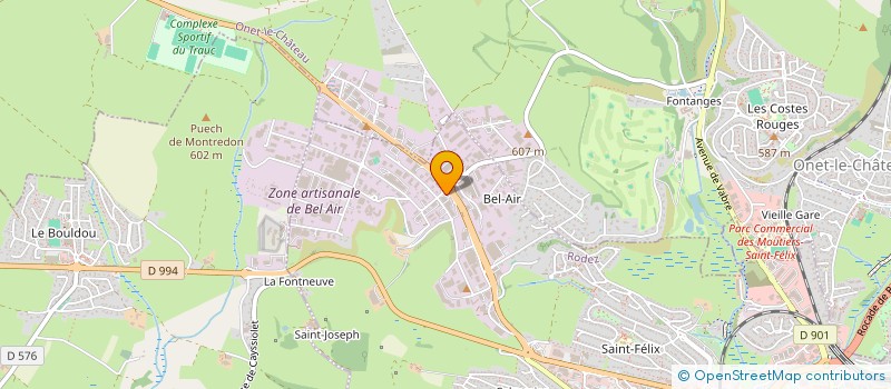 localisation de l'entreprise FAMILLES RURALES AVEYRON SERVICES à RODEZ