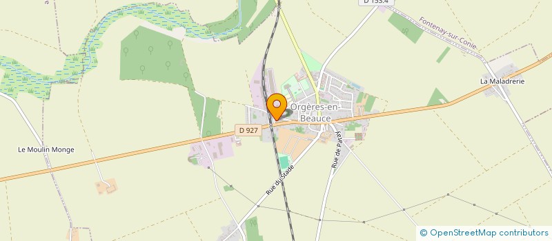 localisation de l'entreprise FAMILLES RURALES D'ORGERES EN BEAUCE à ORGERES-EN-BEAUCE
