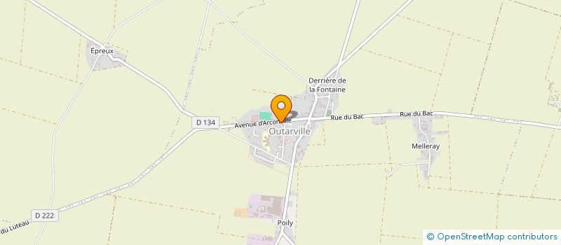 localisation de l'entreprise FAMILLES RURALES D'OUTARVILLE à OUTARVILLE