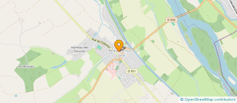 localisation de l'entreprise FAMILLES RURALES DE BEAULIEU SUR LOIRE à BEAULIEU-SUR-LOIRE