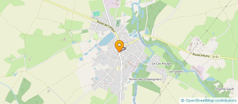 localisation de l'entreprise FAMILLES RURALES DE COULLONS à COULLONS