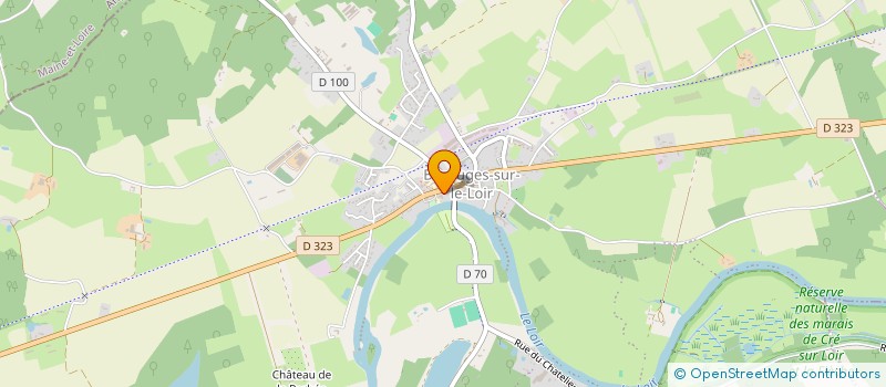 localisation de l'entreprise FAMILLES RURALES DE CRE S LOIR à BAZOUGES CRE SUR LOIR