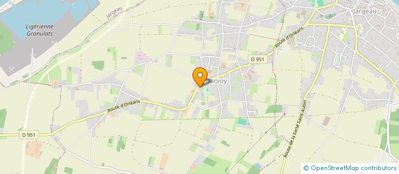 localisation de l'entreprise FAMILLES RURALES DE DARVOY à DARVOY