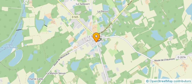 localisation de l'entreprise FAMILLES RURALES DE LA MAROLLE EN SOLOGNE ET MONTRIEUX EN SOLOGNE  LA MAROLLE-EN-SOLOGNE