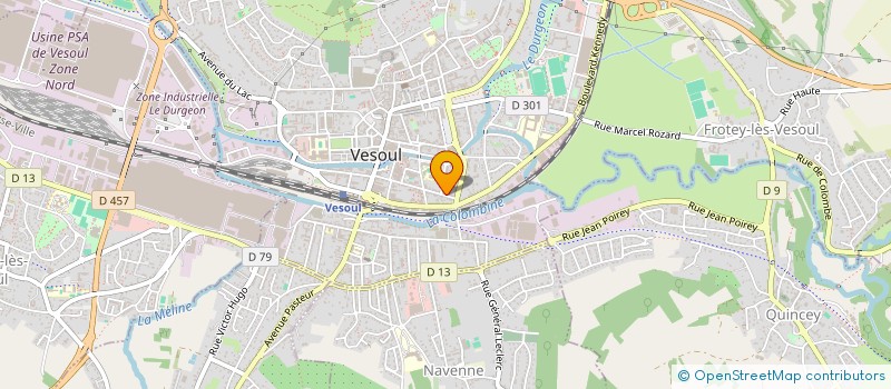 localisation de l'entreprise FAMILLES RURALES DU VAL DE SAONE à VESOUL