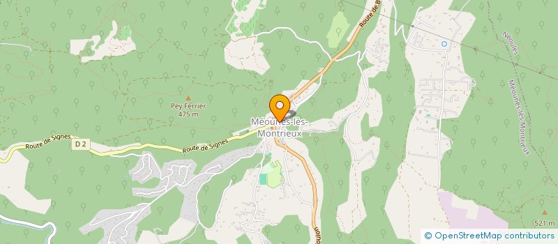 localisation de l'entreprise FAMILLES RURALES EDUCATION SPORTS LOISIRS  MEOUNES-LES-MONTRIEUX