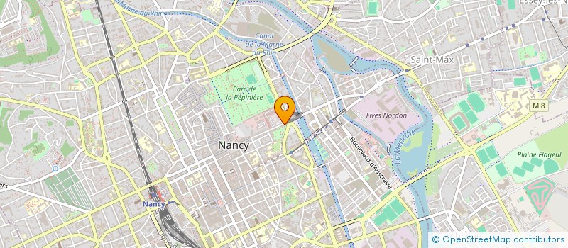 localisation de l'entreprise FAMILLES RURALES ESPACES VACANCES LOISIR à NANCY