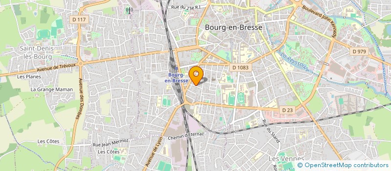 localisation de l'entreprise FAMILLES RURALES FED. DEP. AIN à BOURG-EN-BRESSE