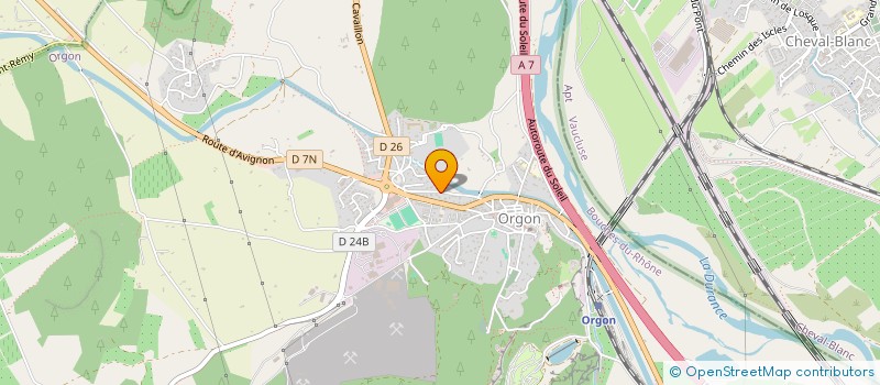 localisation de l'entreprise FAMILLES RURALES FED DPTE DES B D R  ORGON