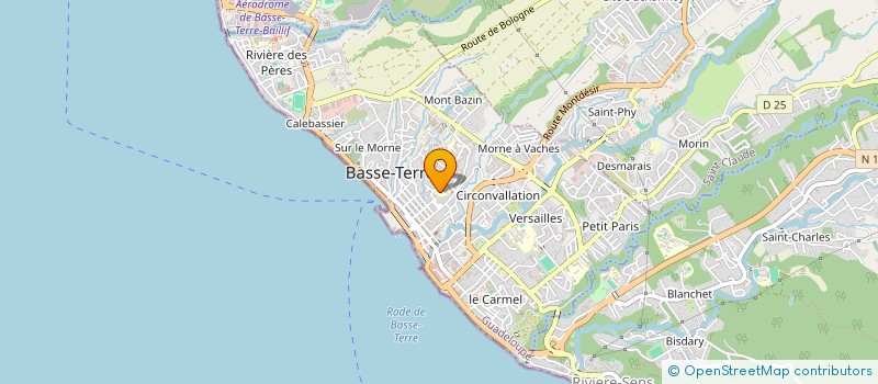 localisation de l'entreprise FAMILLES RURALES FEDERATION DE GUADELOUPE à BASSE-TERRE