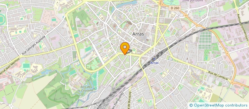 localisation de l'entreprise FAMILLES RURALES FEDERATION NORD PDC à ARRAS