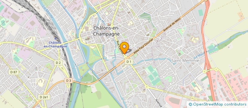 localisation de l'entreprise FAMILLES RURALES FEDERATION REGIONALE  CHALONS-EN-CHAMPAGNE