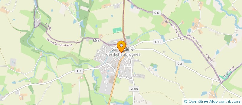 localisation de l'entreprise FAMILLES RURALES LA DEUX-SEVRIENNE  SAINT-PIERRE-DES-ECHAUBROGNES