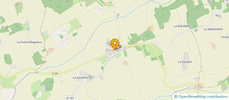 localisation de l'entreprise FAMILLES RURALES LA LIGOIRIENNE  BOURNAN