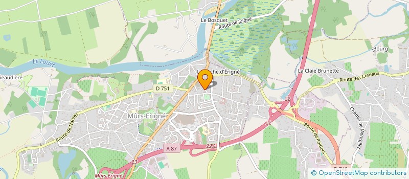 localisation de l'entreprise FAMILLES RURALES LES PETITS LOUPS à MURS-ERIGNE
