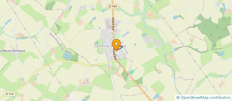 localisation de l'entreprise FAMILLES RURALES SAINT AUBIN DE BAUBIGNE  MAULEON