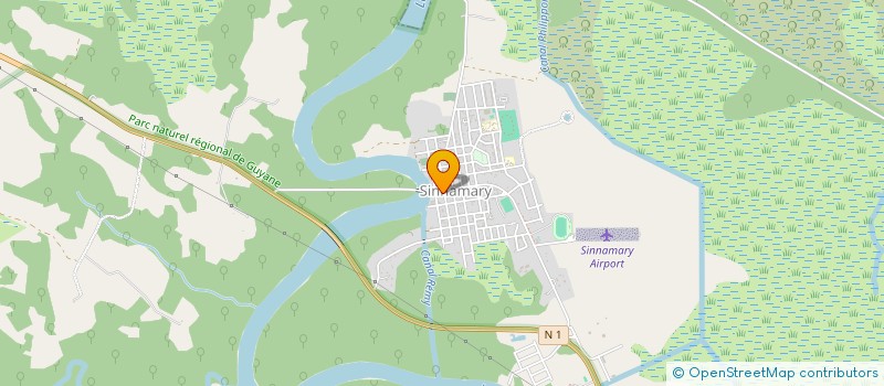 localisation de l'entreprise FAMILLES RURALES SCE AUX PERSONNES à SINNAMARY