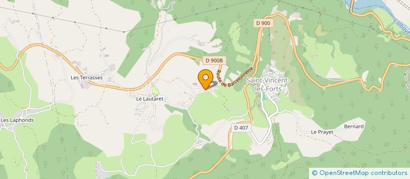 localisation de l'entreprise FAMILLES RURALES SERRE PONCON à UBAYE-SERRE-PONCON
