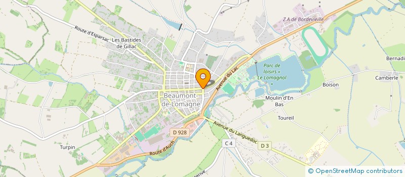 localisation de l'entreprise FAMILLES RURALES TARN & GARONNE SERVICES à BEAUMONT-DE-LOMAGNE