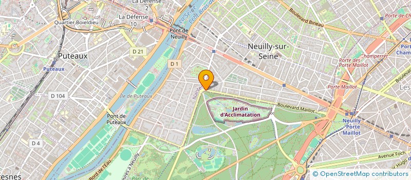 localisation de l'entreprise FAMILLES SITBON à NEUILLY-SUR-SEINE