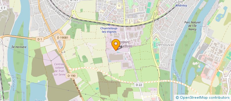 localisation de l'entreprise FAMILLES SMA à CHANTELOUP-LES-VIGNES