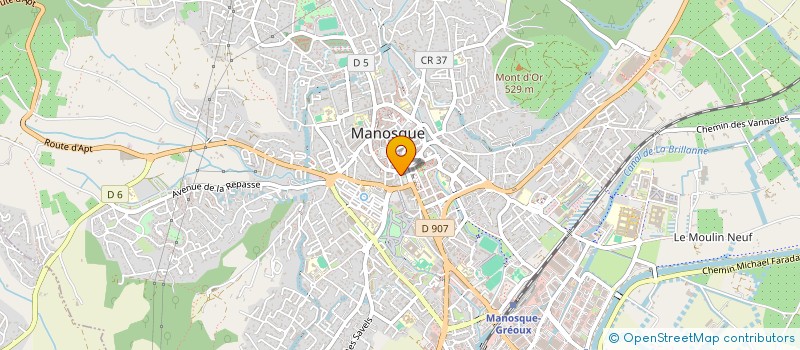 localisation de l'entreprise FAMILLES SYSTEMES 04 à MANOSQUE
