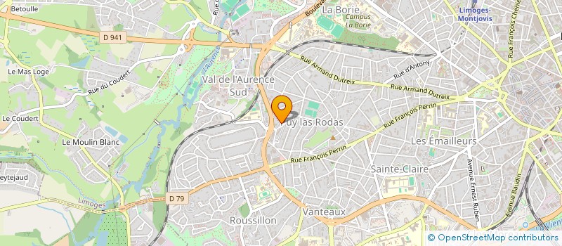 localisation de l'entreprise FAMILLES TRAUMATISES CRANIENS LIMOUSIN à LIMOGES