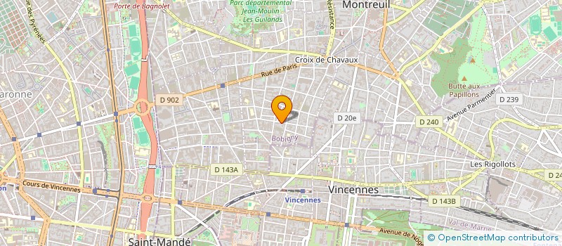 localisation de l'entreprise FAMILLIA  MONTREUIL