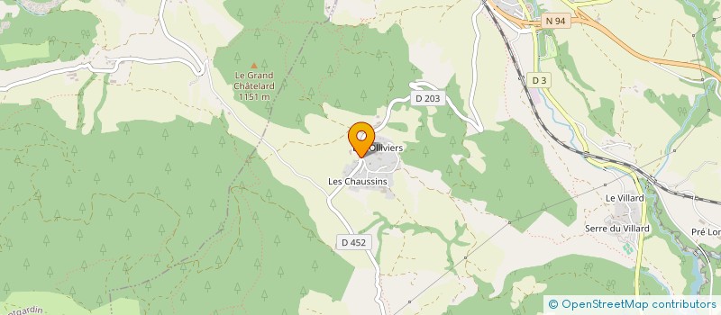 localisation de l'entreprise FAMILLIANCE  CHORGES