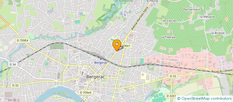 localisation de l'entreprise FAMILLOT à BERGERAC
