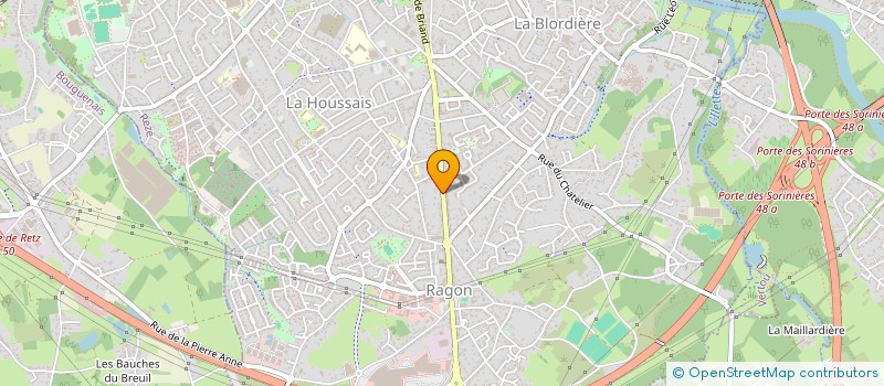 localisation de l'entreprise FAMILNEAU à REZE