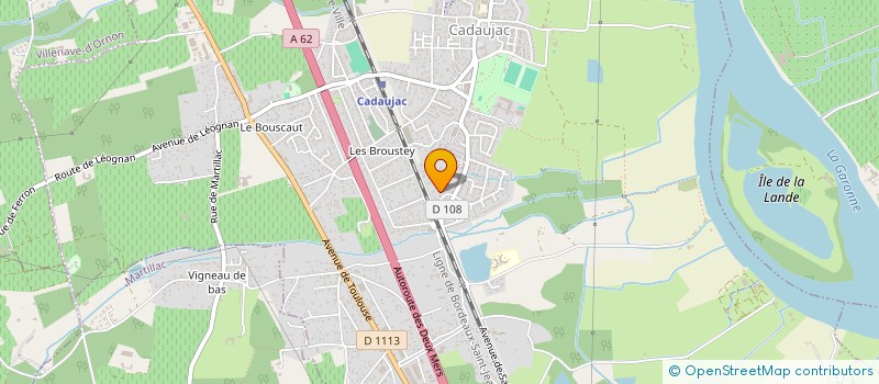 localisation de l'entreprise FAMILOGY  CADAUJAC