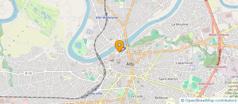 localisation de l'entreprise FAMILY à ALBI