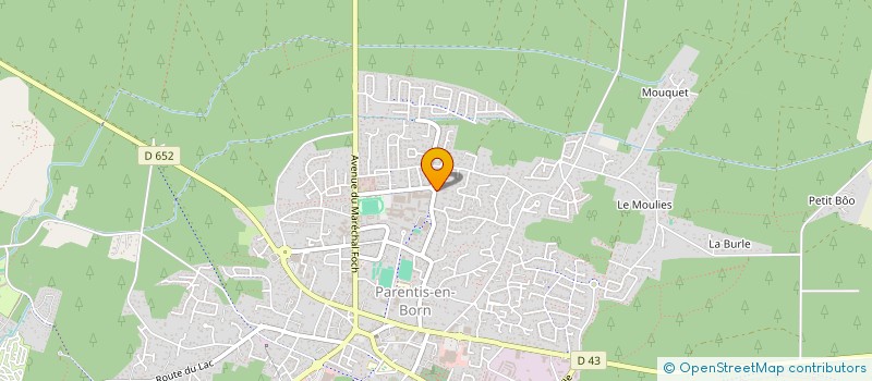 localisation de l'entreprise FAMILY  PARENTIS-EN-BORN