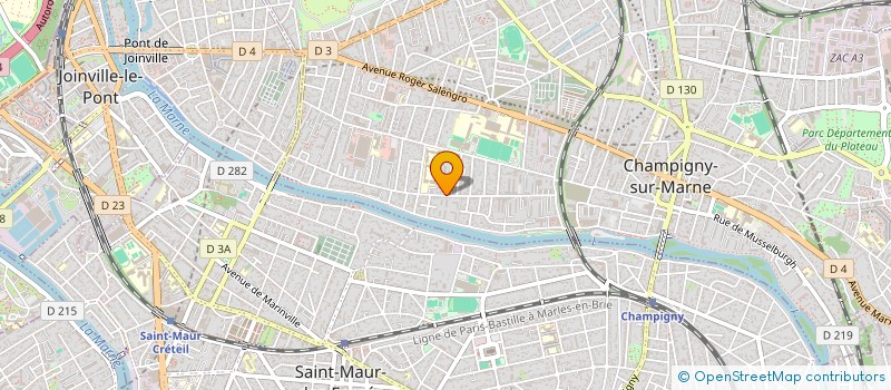 localisation de l'entreprise FAMILY à CHAMPIGNY-SUR-MARNE