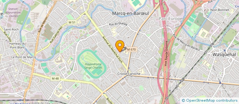localisation de l'entreprise FAMILY à MARCQ-EN-BARŒUL